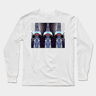 Tri-Tower Optical Illusion Long Sleeve T-Shirt